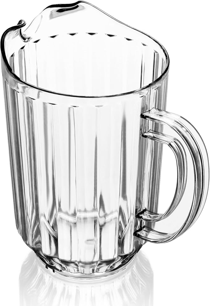 New Star Foodservice Commercial Polycarbonate Water Pitcher, 60 oz - Image 4