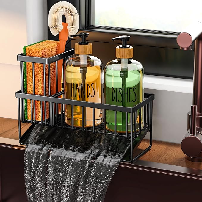 Cisily Kitchen Dish Soap Dispenser Set by CISILYHOMELIFE