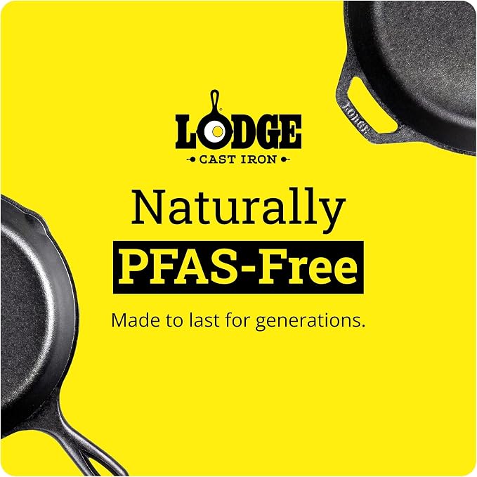 Lodge Seasoned Cast Iron Skillet 12 Inches - Image 11