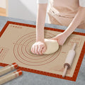 Pastry Mat, 0.7mm Extra Thick 36 x 24 Inches Large Non Stick Silicone Baking Pad by Dwavele