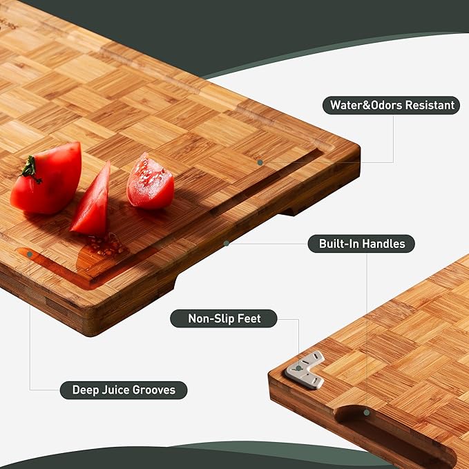 Bamboo Cutting Boards Non Toxic Wood Wooden Cutting Board - Image 5