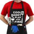 TOSHE Funny Apron Waterdrop Resistant Cotton Apron by TOSHE