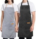 Cardkiss 2 Pack Kitchen Cooking Aprons, Soft Aprons by Cardkiss