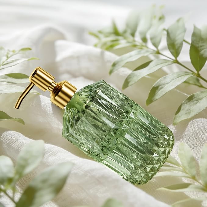 AmazerBath Soap Dispenser Green Glass Soap Dispenser by AmazerBath