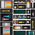 Vtopmart 25 PCS Office Desk Drawer Organizers Set, 4-Size Versatile Plastic by Vtopmart
