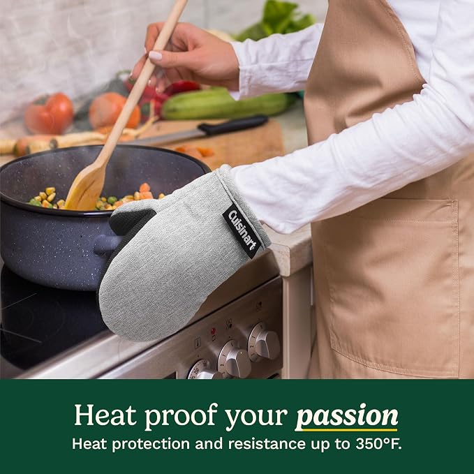 Cuisinart Mini Oven Mitts – 5.5” x 7” Heat-Resistant Kitchen Mitts - Image 3