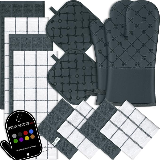 Oven Mitts Kitchen Towels Dishcloths by BSKSSK
