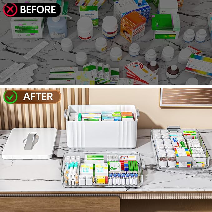 ARSTPEOE 3-Tier Medicine Organizer - Image 4