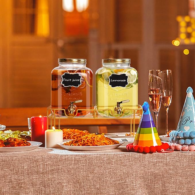 1.6 gallon Glass Beverage Dispenser - Image 7