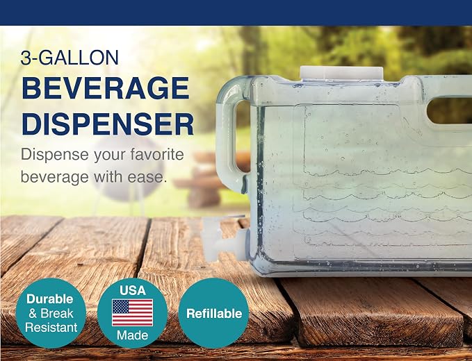 Arrow Home Products 3 Gallon Drink Dispenser - Image 2