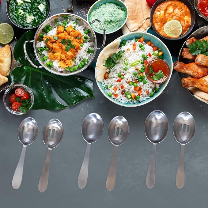 Darware Portion Control Serving Spoons Set – Stainless Steel 1/4, 1/2 Cup Sizes - Image 7