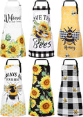 Bencailor 6 Pcs Spring Kitchen Aprons by Bencailor