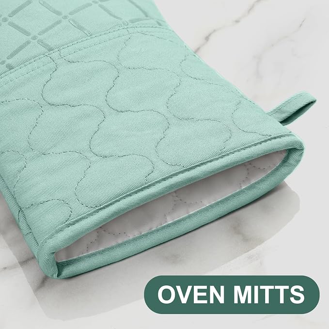 Oven Mitts Pot Holders Sets/Kitchen Towels and Dishcloths, Oven Gloves Kitchen - Image 3