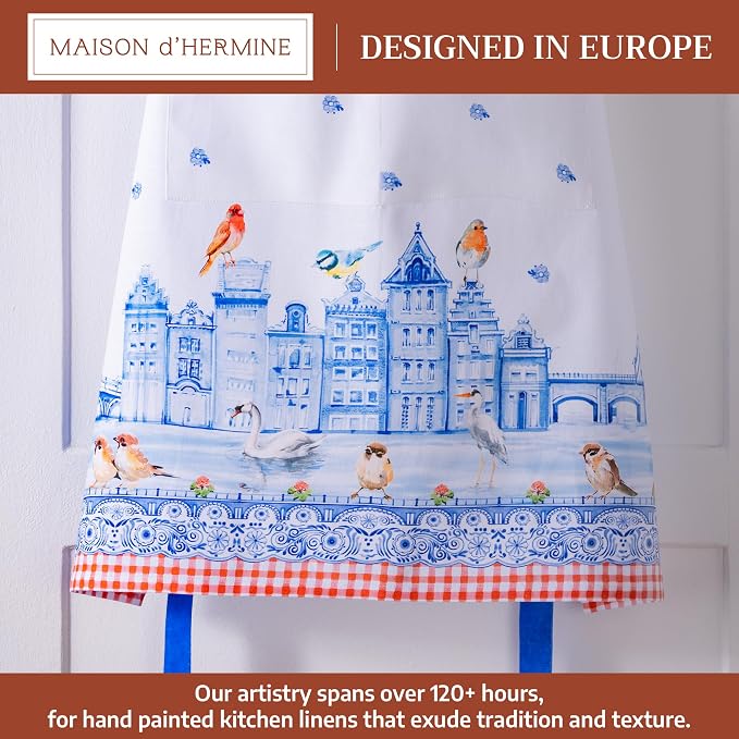 Maison d' Hermine 100% Cotton Apron - Image 2