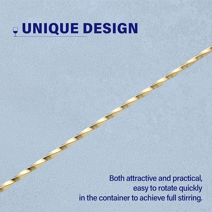 2 Pcs 12 Inches Bar Spoon, Long Handle Mixing Stirrers - Image 4