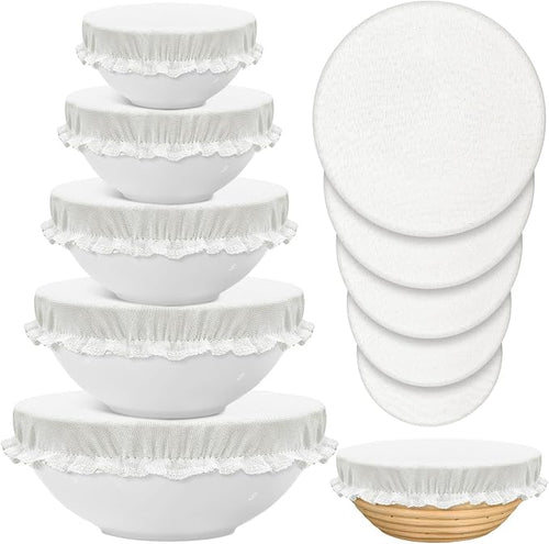 10 Pack Cloth Bowl Covers for Bread Rising by CHENGU