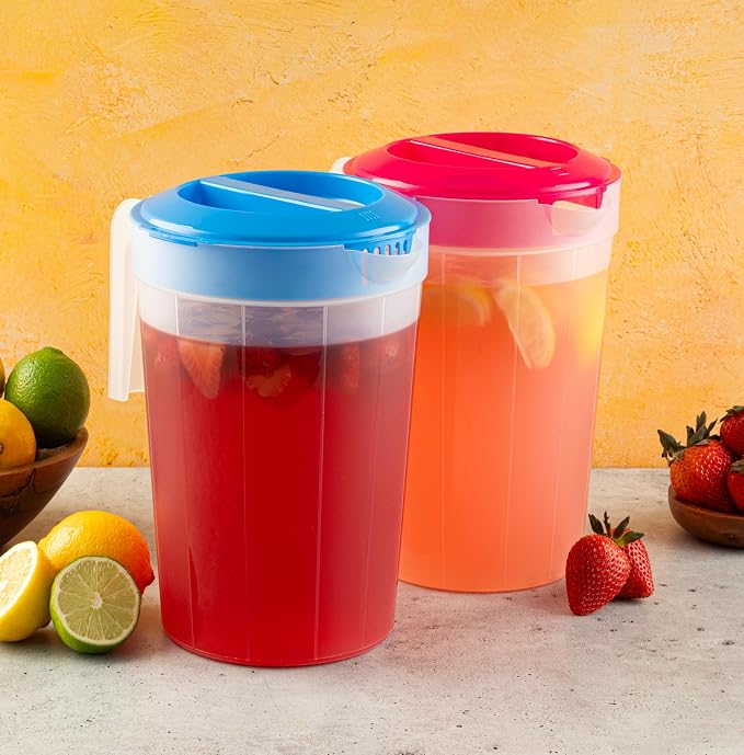 2-Pack 1-Gallon Plastic Pitchers - Image 2