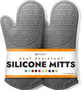 BPA-Free Soft Silicone Oven Mitts by HOMWE