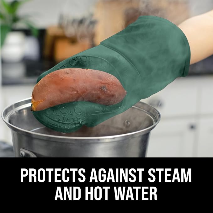 BPA-Free Silicone Oven Mitts Ultra Heat Resistant up to 500°F - Image 4