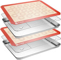 MCIRCO 6 Piece Stainless Steel Baking Sheet by MMCIRCO