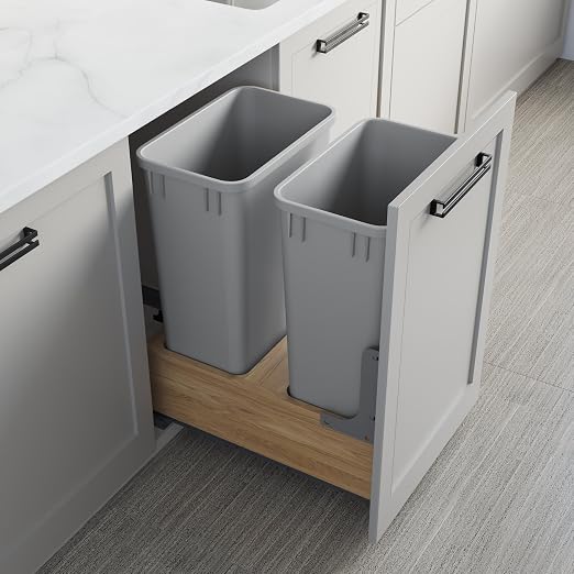 Dowell 10 Pack 50Qt Wastebasket Trash Container, - Image 3