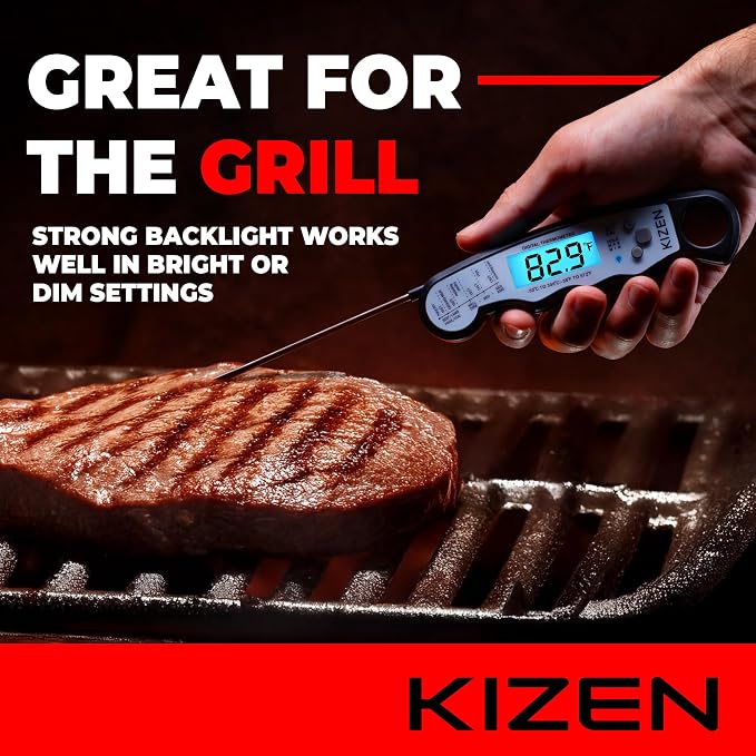 KIZEN Instant Read Meat Thermometer Digital - Image 3