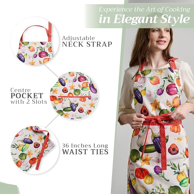 Maison d' Hermine 100% Cotton Apron - Image 5