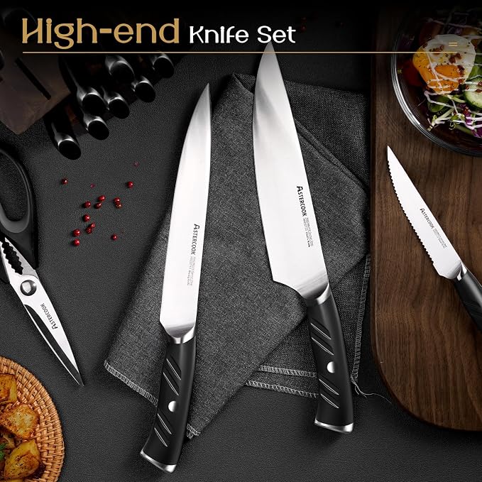 Astercook Knife Set, Kitchen Knives Set - Image 9