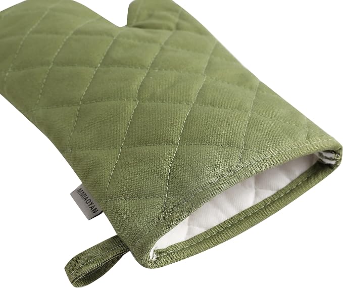 Oven Mitts and Pot Holders 4 pcs Set, High Heat Resistant 500 Degree Extra - Image 6