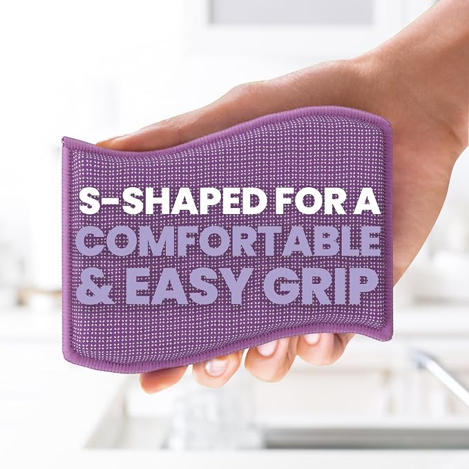 Scotch-Brite Dobie Stay Clean Scrubbers, Non-Scratch Dual-Sided Dish Sponges - Image 7