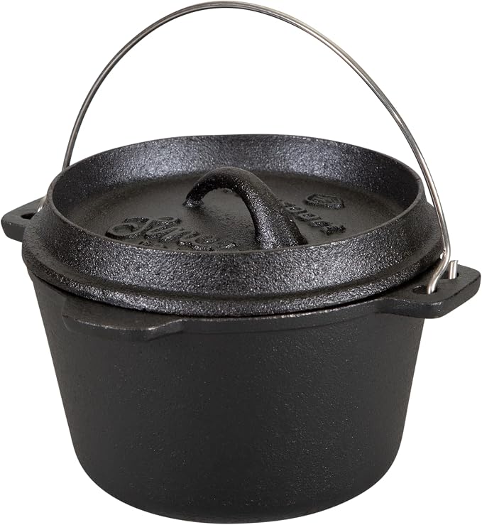 Stansport Pre-Seasoned Cast Iron Dutch Oven by Stansport