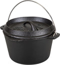 Stansport Pre-Seasoned Cast Iron Dutch Oven by Stansport