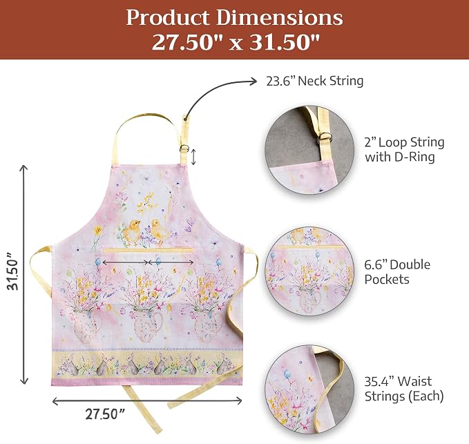 Maison d' Hermine 100% Cotton Apron - Image 7