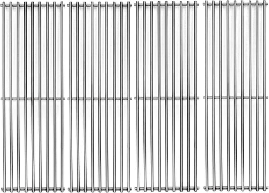 S6505A (4-Pack) 19 3/4" Stainless Steel Cooking Grid Grates Replacement for Chargriller 2121, 2123, 2222, 2828, 3001, 3030, 3725, 4000, 5050, 5252 Set of 4