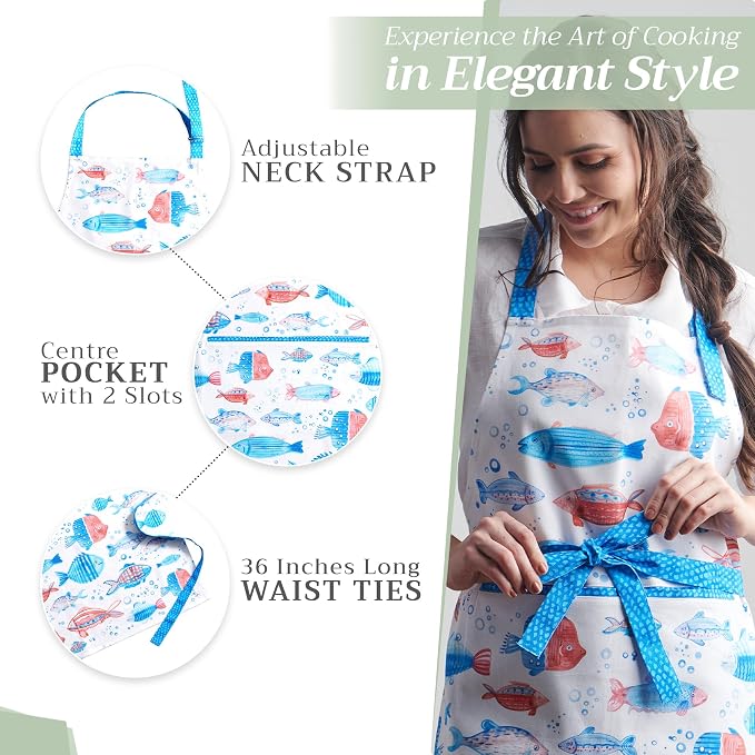 Maison d' Hermine 100% Cotton Apron - Image 5