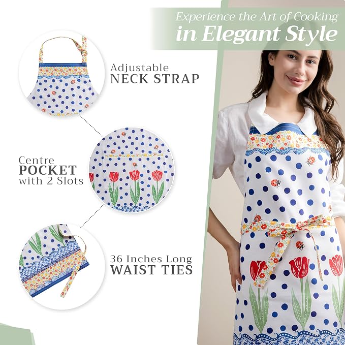 Maison d' Hermine 100% Cotton Apron - Image 5