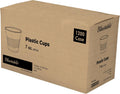 Plastic Cups Bulk Disposable Clear Cup 7 oz - (1200 Count) BPA-Free - Good For Cold Drinks, Party Cup, Water Cooler Dispenser, Transparent Cups for Water, Juice, Ice Tea, Soda [1200 Pack/Case]