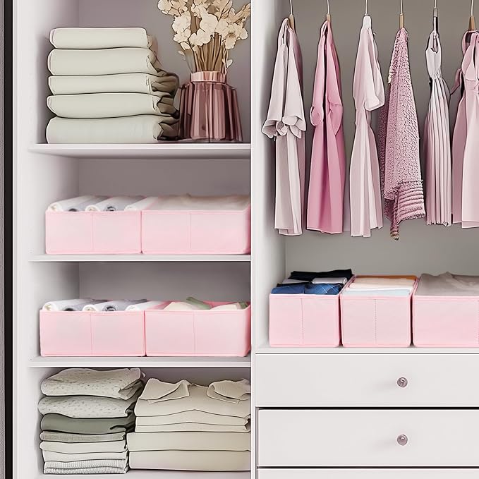 Criusia Drawer Organizer Clothes, 10 Pack Dresser Organizer - Image 7
