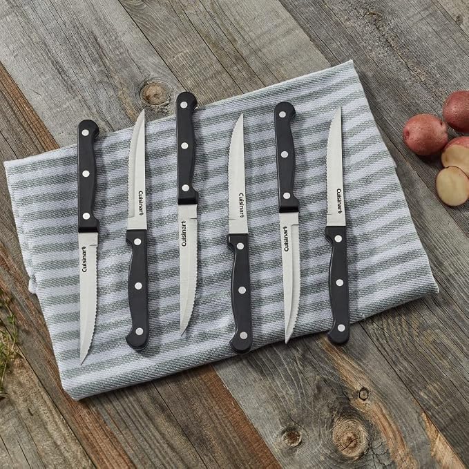 Cuisinart Knife Set, Lightweight, Stainless Steel & Durable, C77TR-6PSK - Image 4