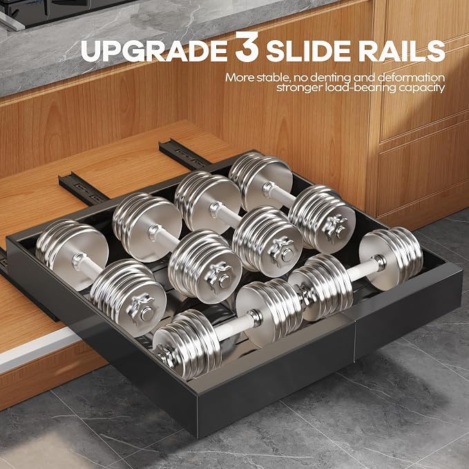 Seinloes 2 Pack Expandable Pull Out Cabinet Organizer 16.5"Deep - Image 5