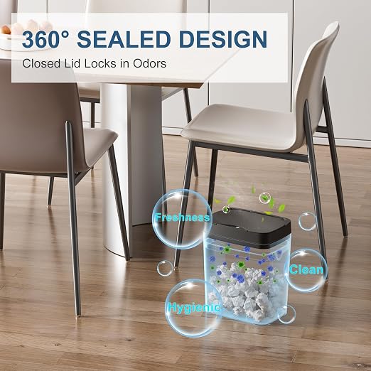 Vanpopubs 2 Pack 2.7 Gal Bathroom Trash Can - Image 6