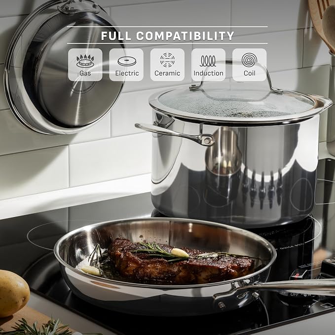 T-Fal Pro Tri-Ply Stainless Steel Sauce Pan - Image 5