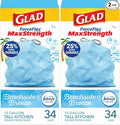 Glad Trash Bags, 13 Gallon by GladTrashFoodStorage