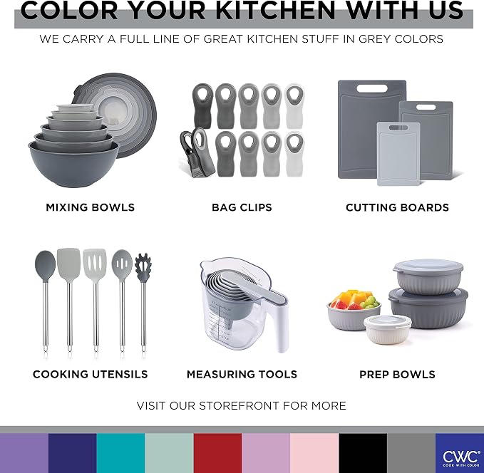 COOK WITH COLOR Stainless Steel Mixing Bowls Set - Image 8