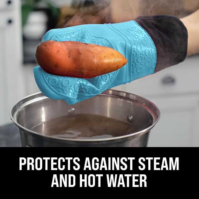 BPA-Free Soft Silicone Oven Mitts - Image 4