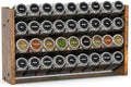 NESAPTO Spice Rack Organizer for Cabinet, Wood 4-Tier Vertical Seasoning by NESAPTO