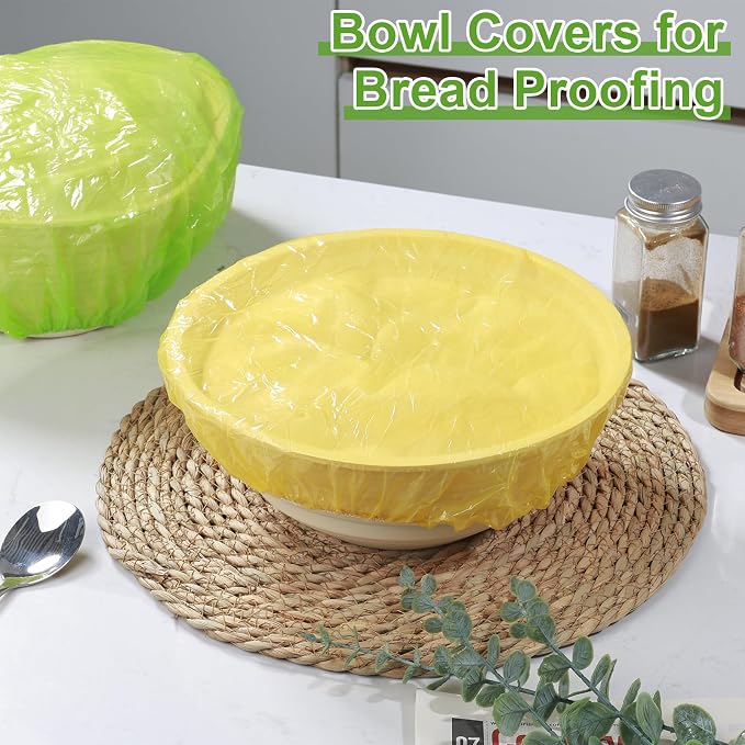Mwellewm Bowl Covers Reusable Elastic Plastic Wrap - Image 4