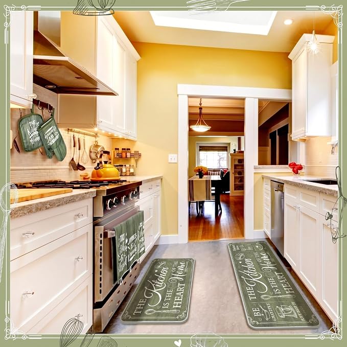 Fourluoo 10 Pcs Farmhouse Kitchen Decor and Accessories Set 4 Kitchen Towels 2 - Image 4