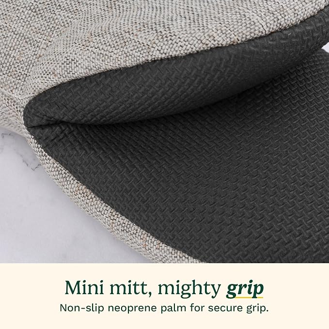 Cuisinart Heritage Mini Oven Mitts – 5.5” x 7” Heat-Resistant Kitchen Mitts - Image 4