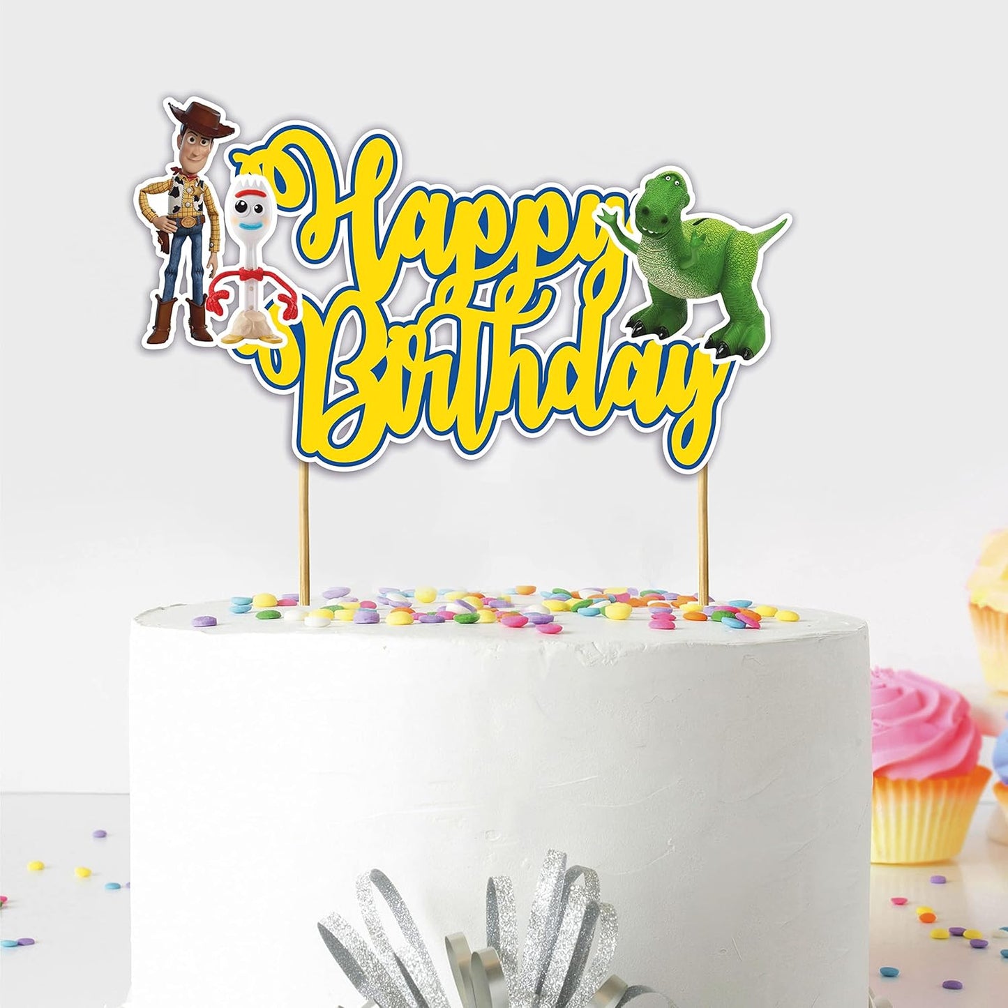 Seyal® Toy stry Happy Birthday Cake Topper